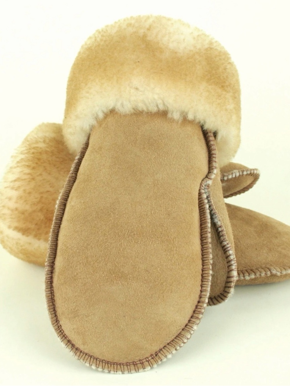 The Leather Works Women’s Sheepskin Mittens Size Medium